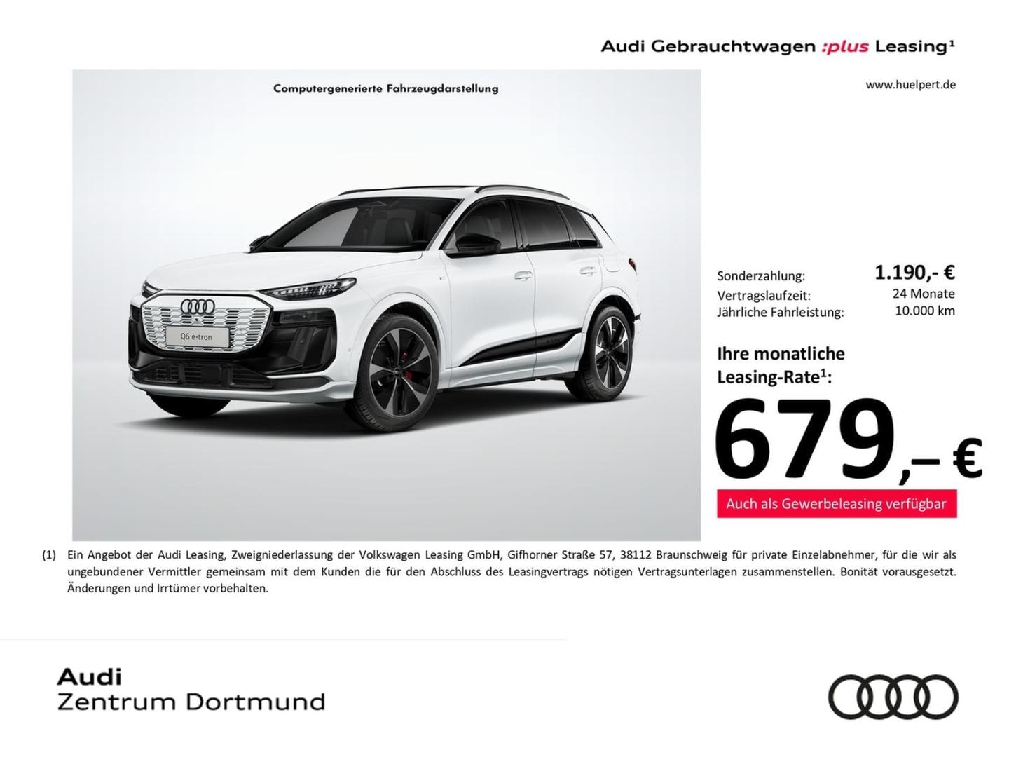 Bild über Audi Q6 SUV e-tron e-tron quattro - für weitere Informationen kontaktieren Sie den Audi Partner