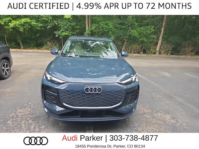Used 2025 Audi Q6 e-tron Premium Plus with VIN WA124BGF0SA074075 for sale in Parker, CO