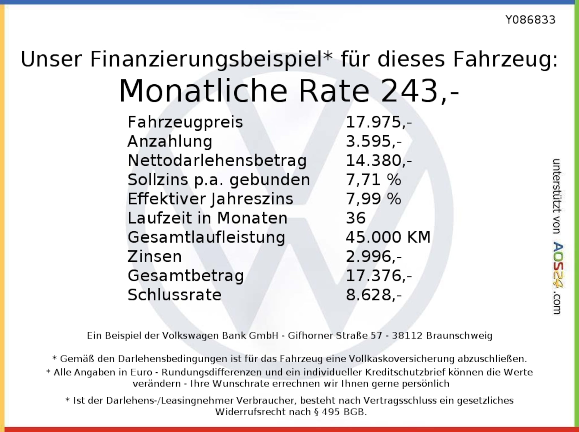 Volkswagen T-Cross Basis-Modell