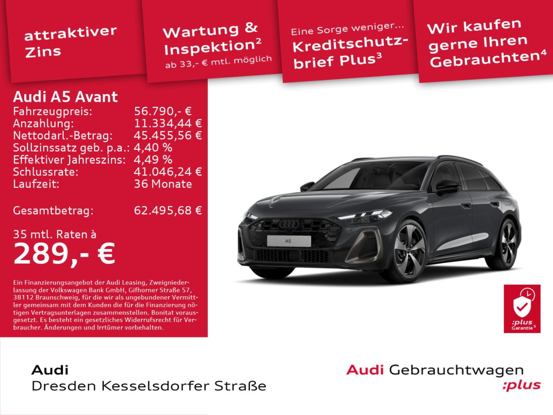 Audi A5 Avant e-hybrid edition one
