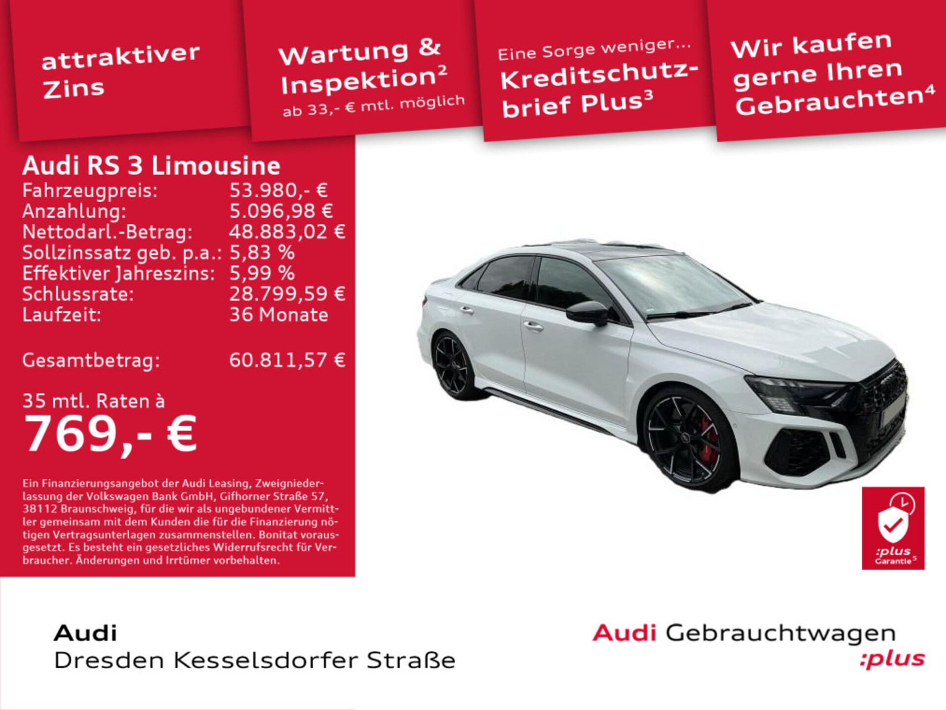 Audi RS 3 Limousine