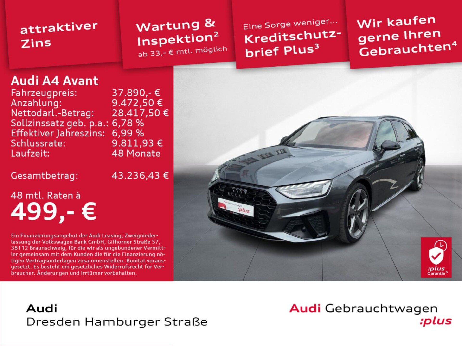 Audi A4 Avant S line
