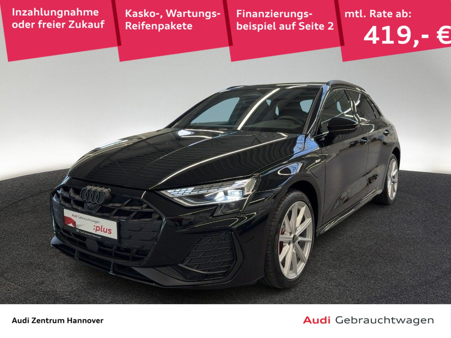 Bild über Audi A3 Sportback TFSI e TFSI e 200 kW S tronic - für weitere Informationen kontaktieren Sie den Audi Partner