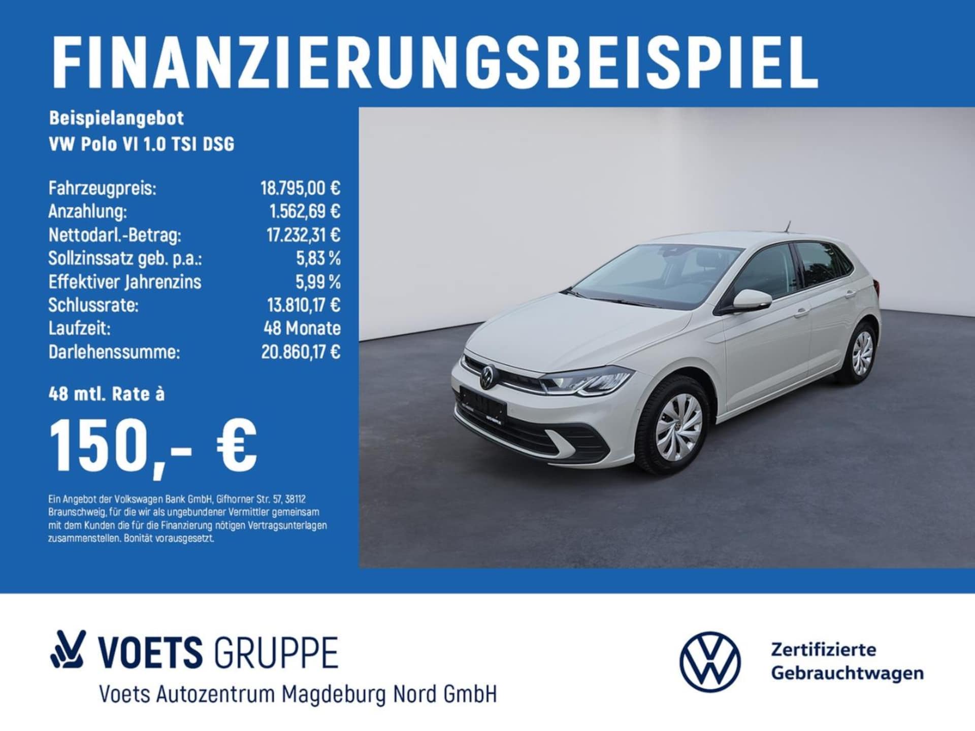 Volkswagen Polo — Volkswagen Polo Polo VI 1.0 TSI DSG Life LED+NAVI+ACC+PDC+KAM