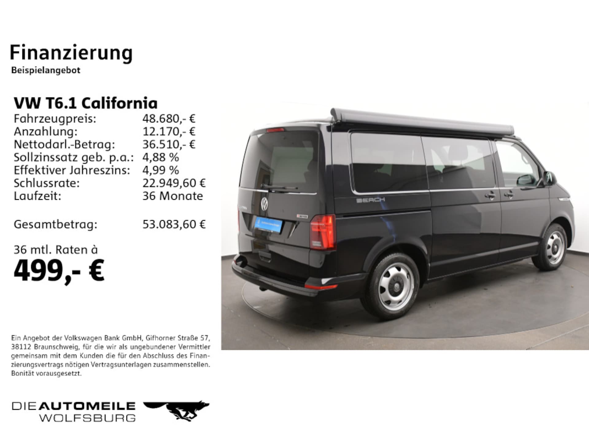 Volkswagen T6.1 California Beach