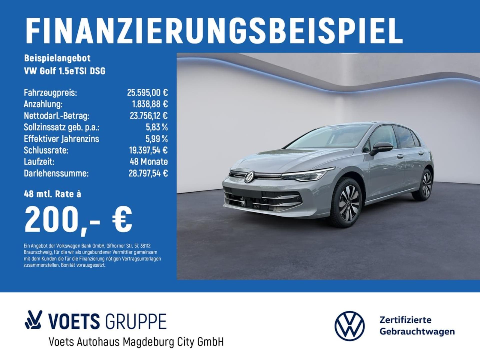 Volkswagen Golf — Volkswagen Golf Golf 1.5eTSI DSG Life DSG+LED+NAVI+RFK