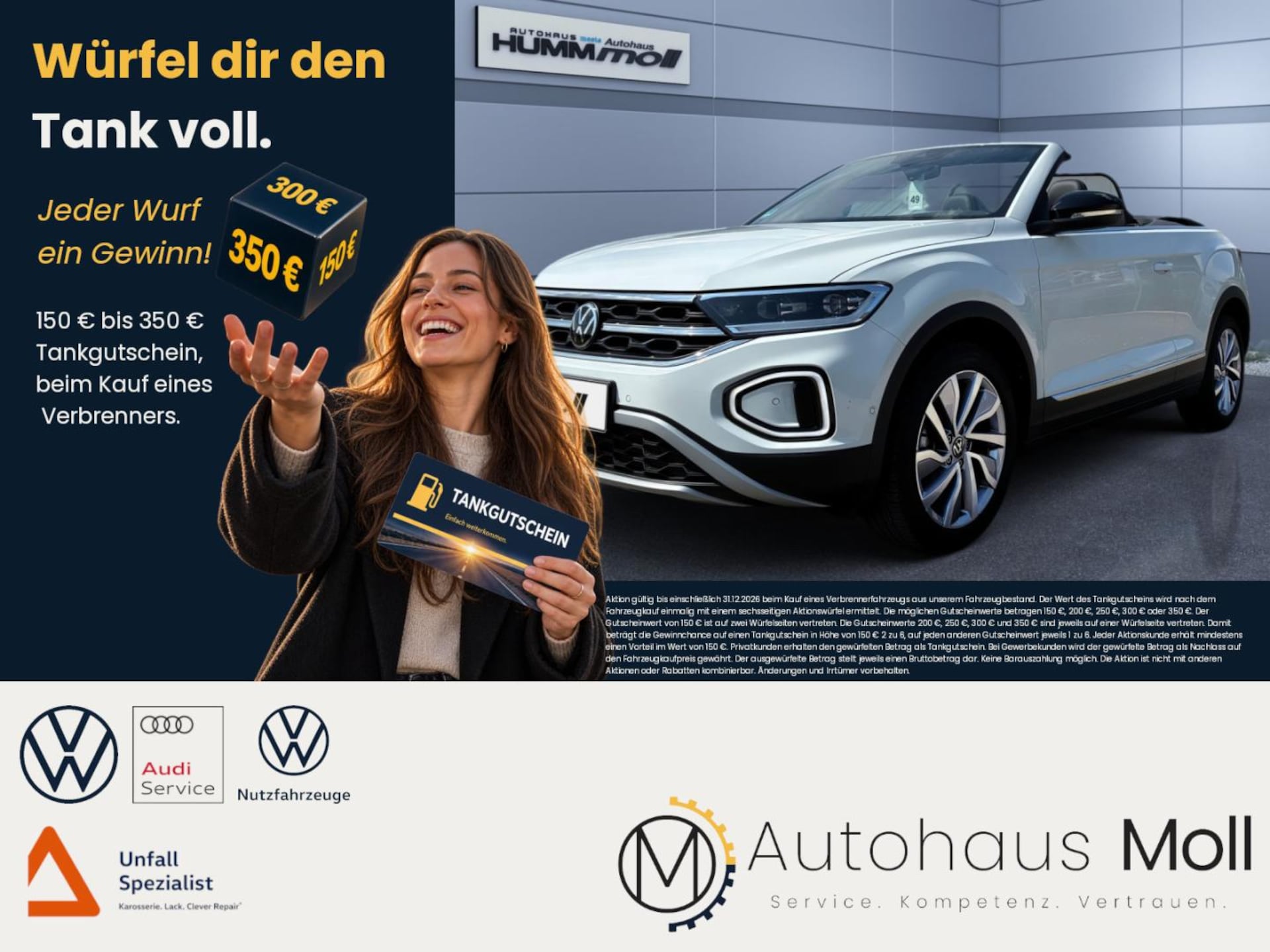 Volkswagen T-Roc Cabriolet — Volkswagen T-Roc Cabriolet T-Roc Cabrio Goal 1.5 TSI DSG*AHK*8-fach*NAVI*Kamera