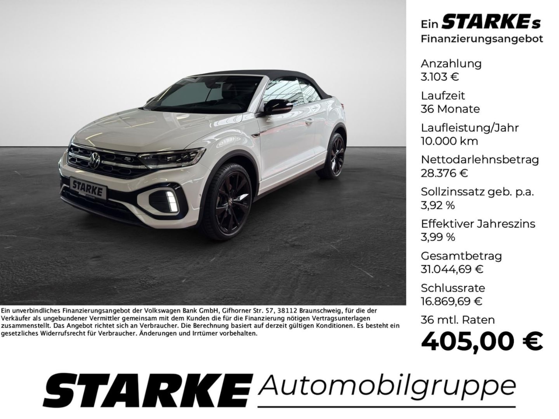 Volkswagen T-Roc Cabriolet R-Line