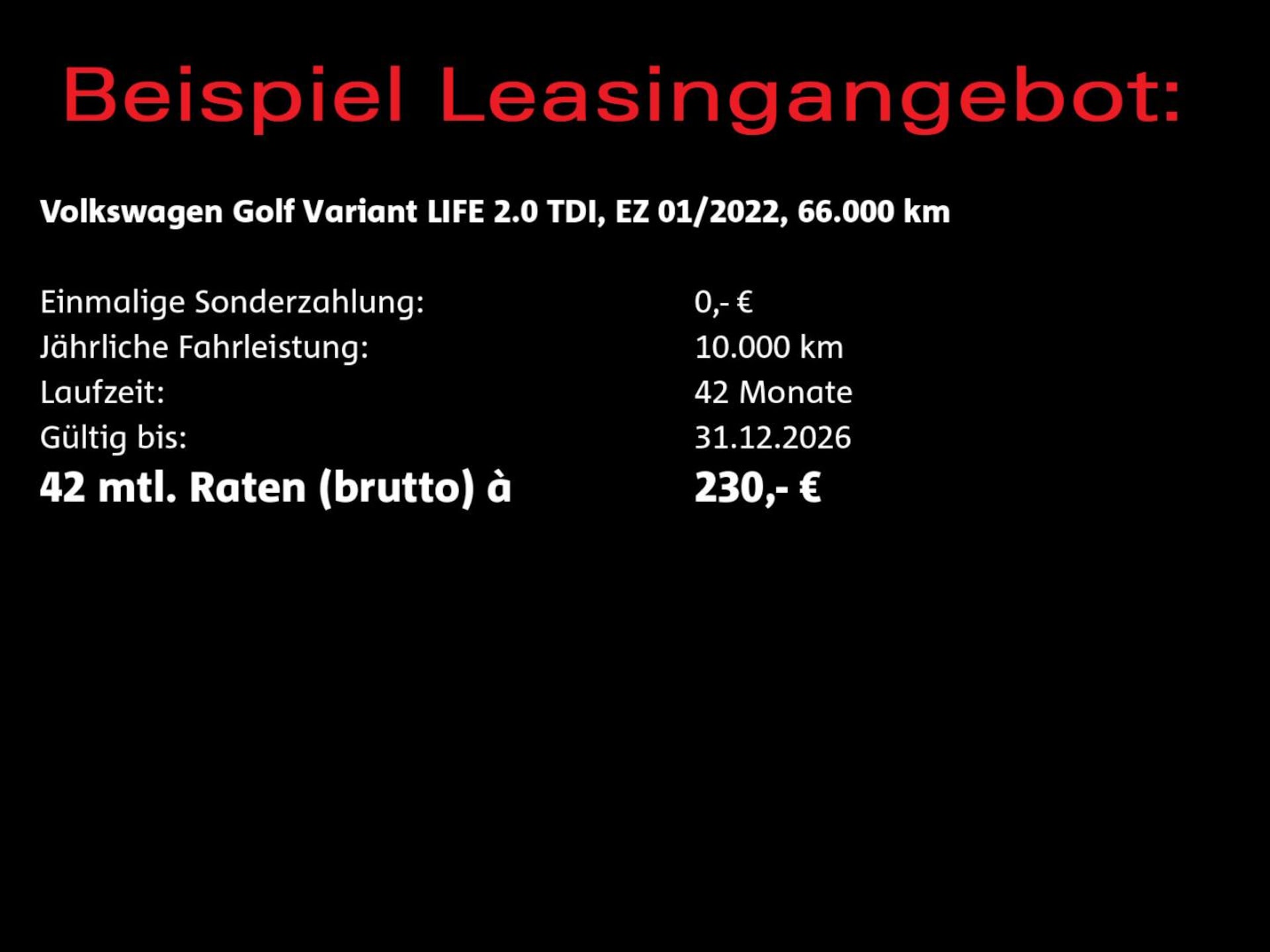 Volkswagen Golf Variant Life