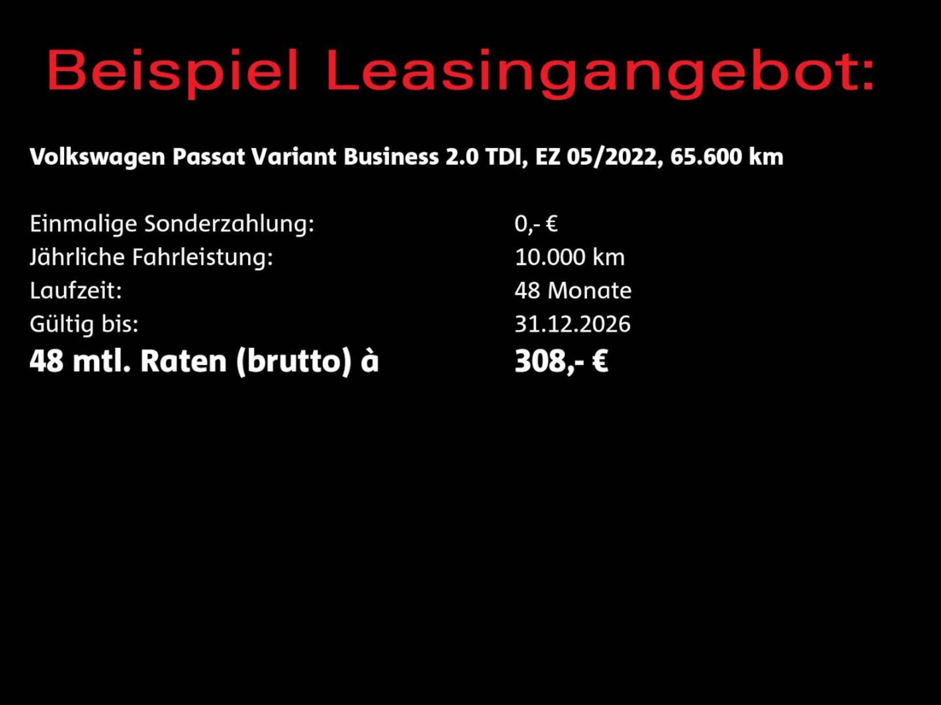 Volkswagen Passat Variant Business