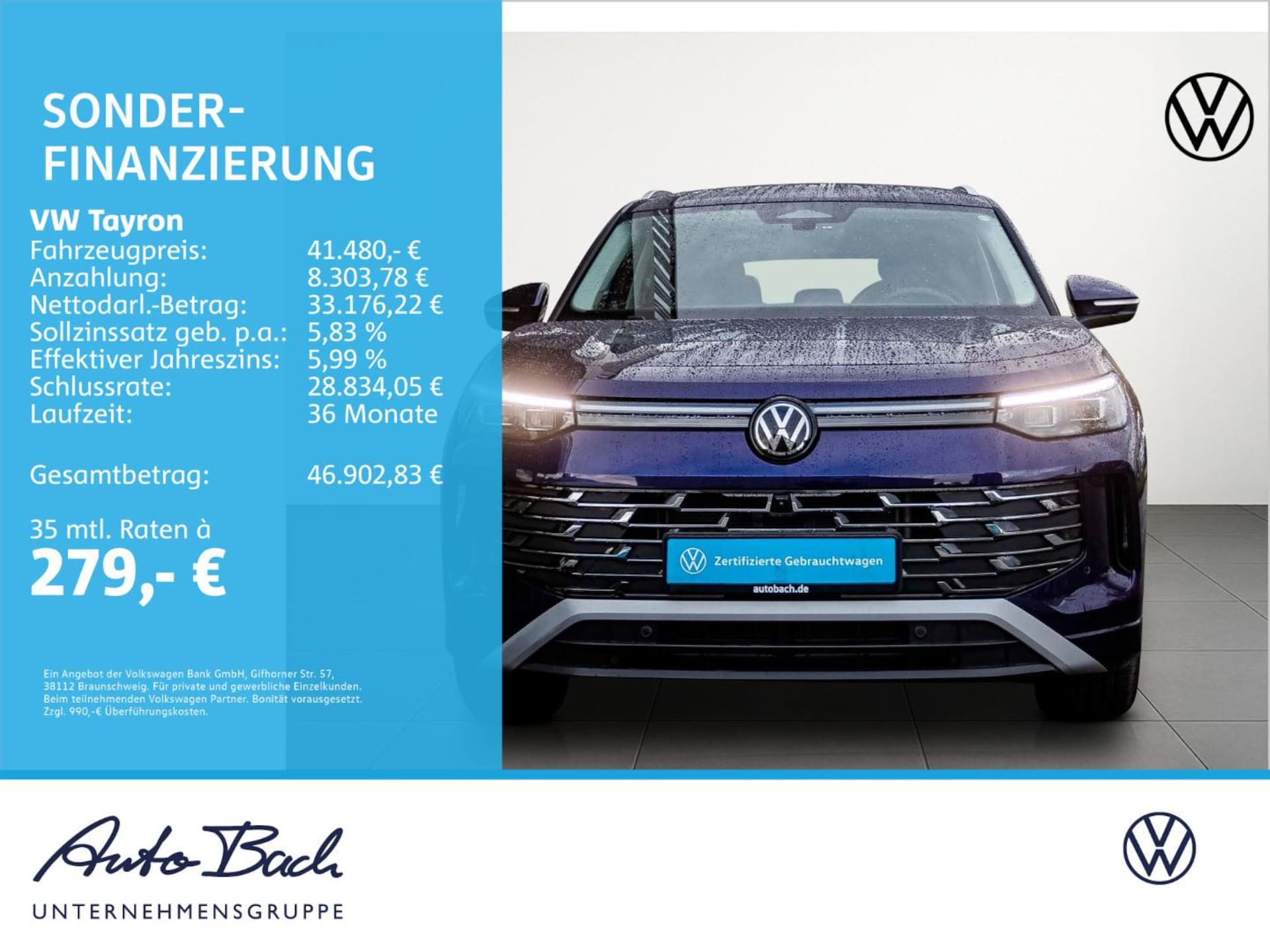 Volkswagen Tayron Elegance