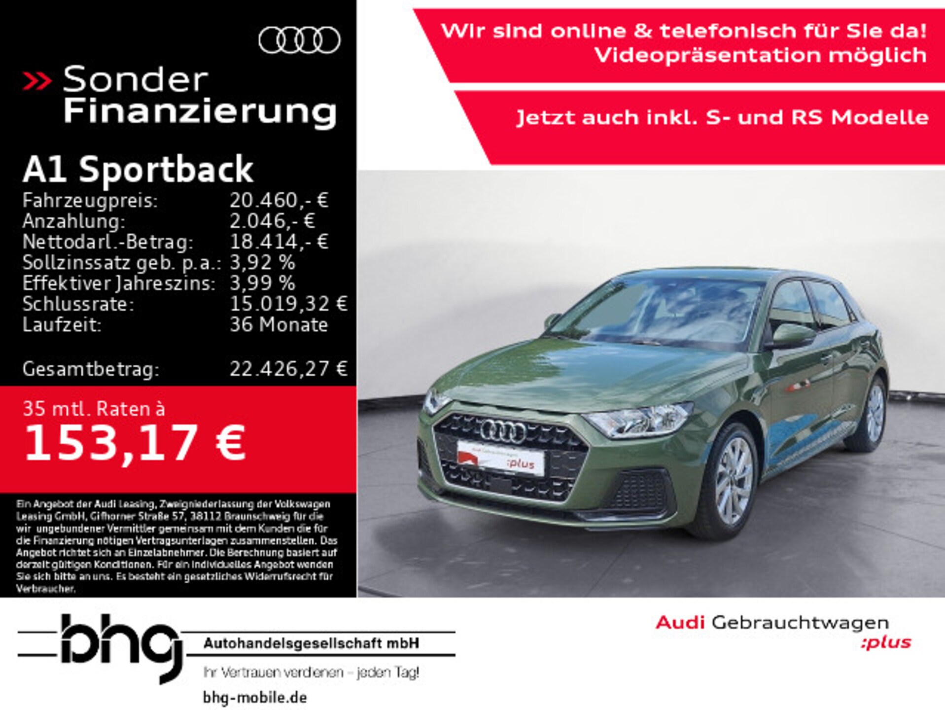 Audi A1 Sportback Advanced