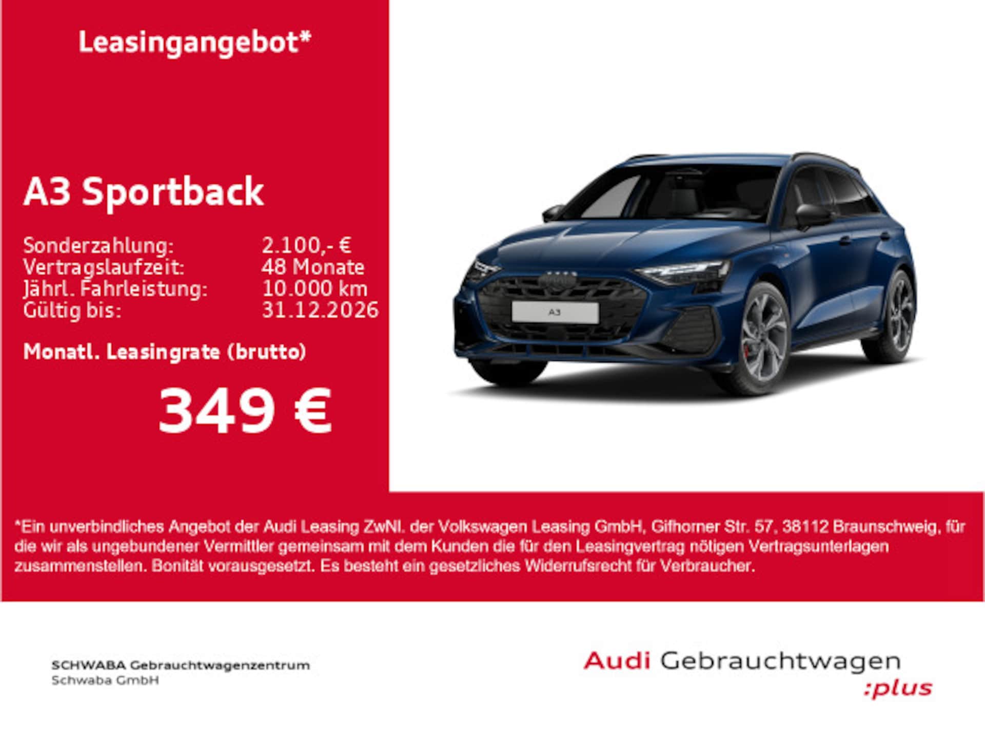 Audi A3 Sportback TFSI e S line