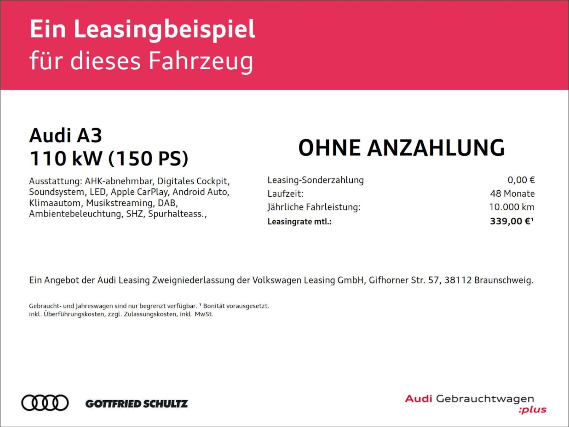 Audi A3 Sportback Advanced