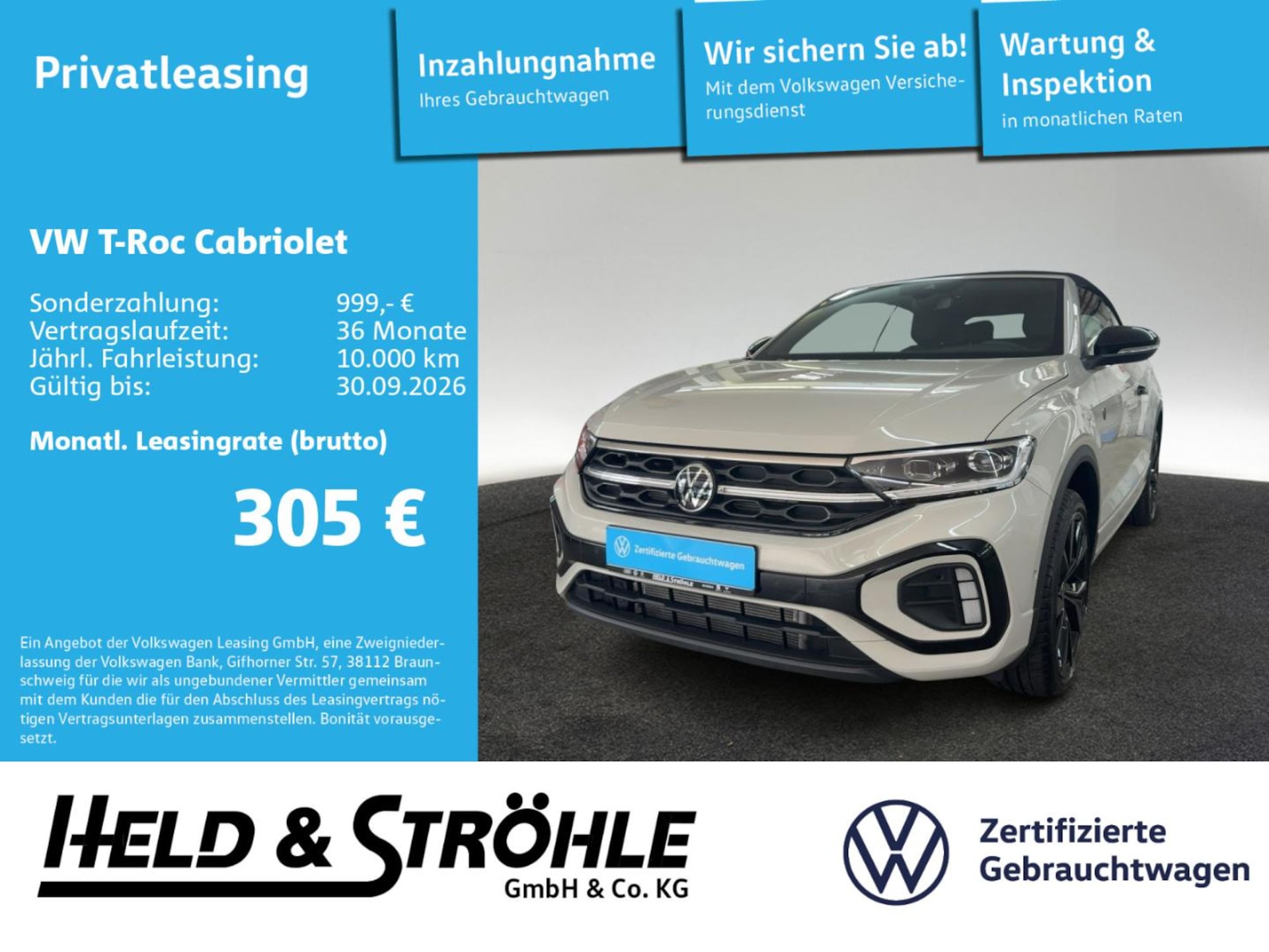 Volkswagen T-Roc Cabriolet R-Line