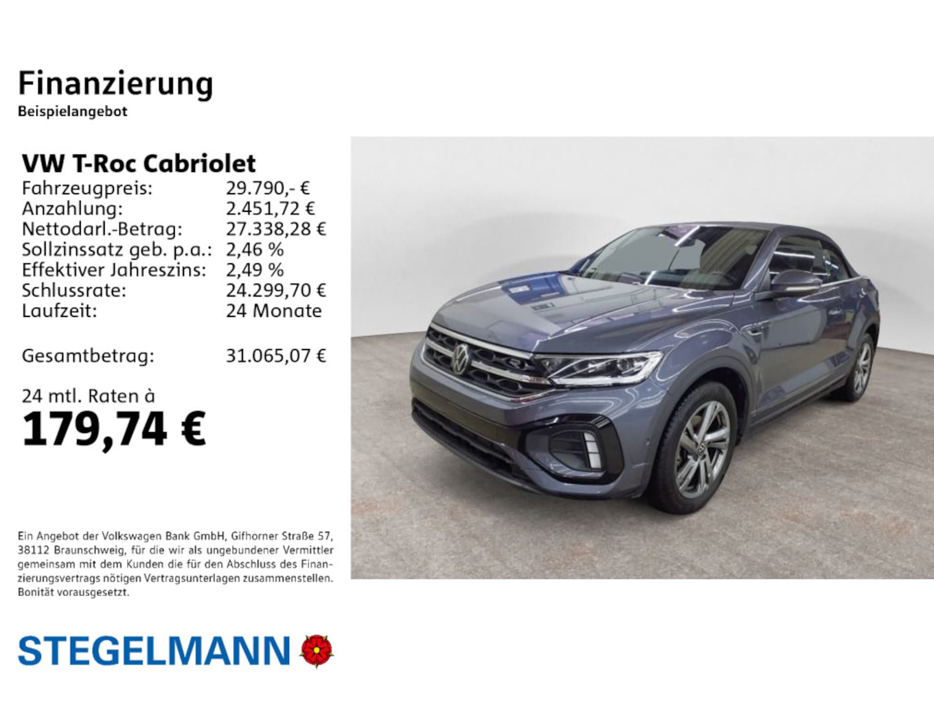 Volkswagen T-Roc Cabriolet R-Line