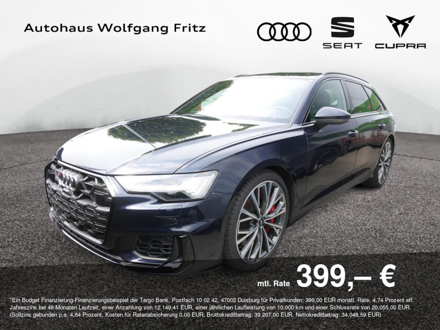 Bild über Audi S6 Avant TDI quattro tiptronic - für weitere Informationen kontaktieren Sie den Audi Partner