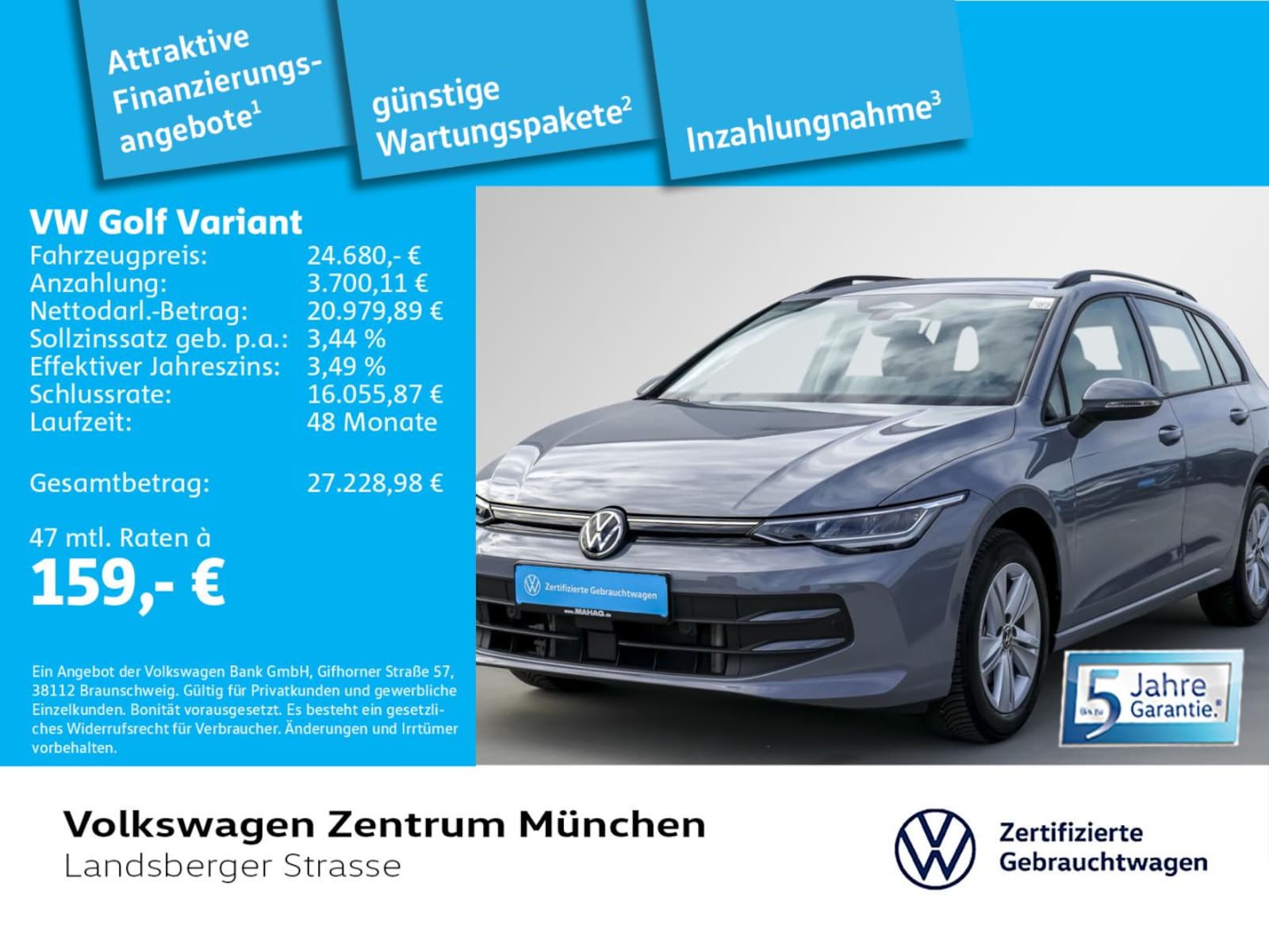 Volkswagen Golf Variant – Bild 2