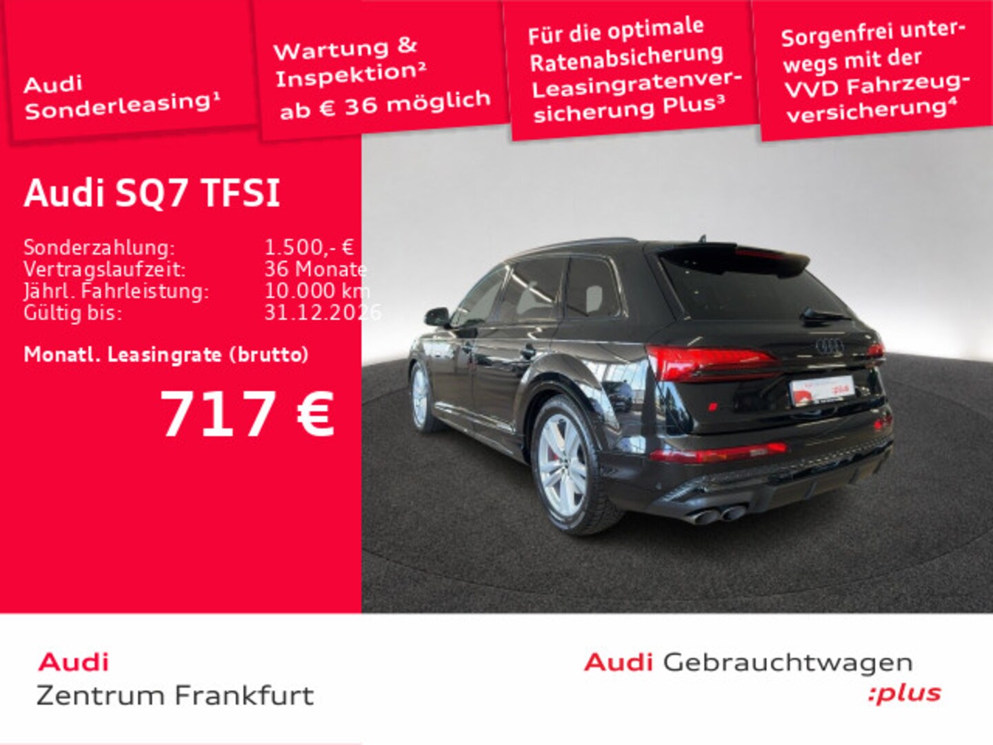 Bild über Audi SQ7 SUV TFSI quattro 373 kW tiptronic - für weitere Informationen kontaktieren Sie den Audi Partner