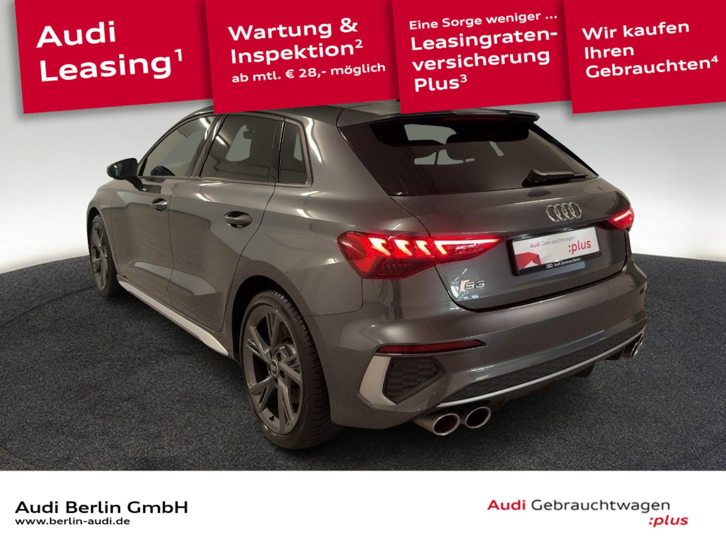Bild über Audi S3 Sportback TFSI quattro S tronic - für weitere Informationen kontaktieren Sie den Audi Partner