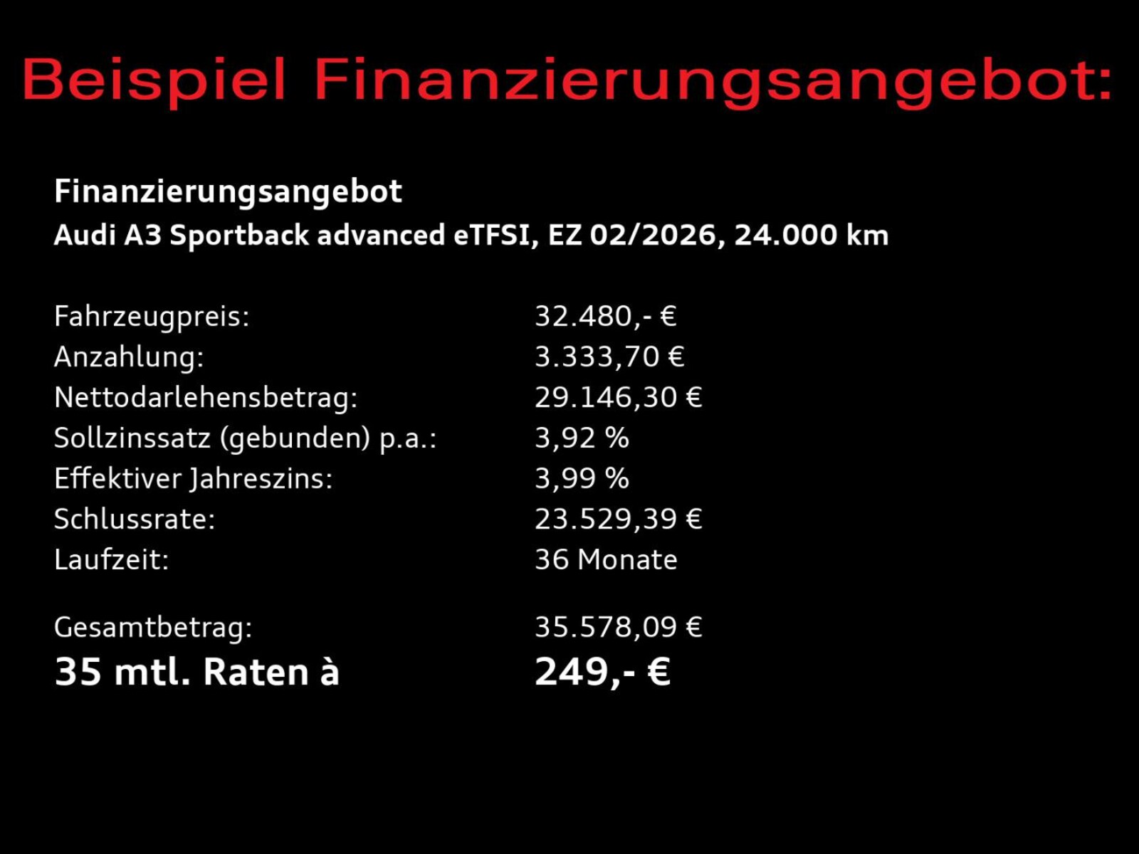 Audi A3 Sportback – Bild 4