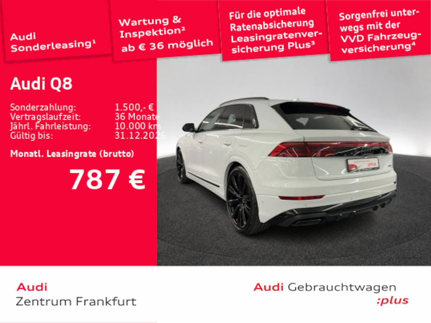 Bild über Audi Q8 SUV TFSI e S line business TFSI e quattro 290 kW tiptronic - für weitere Informationen kontaktieren Sie den Audi Partner