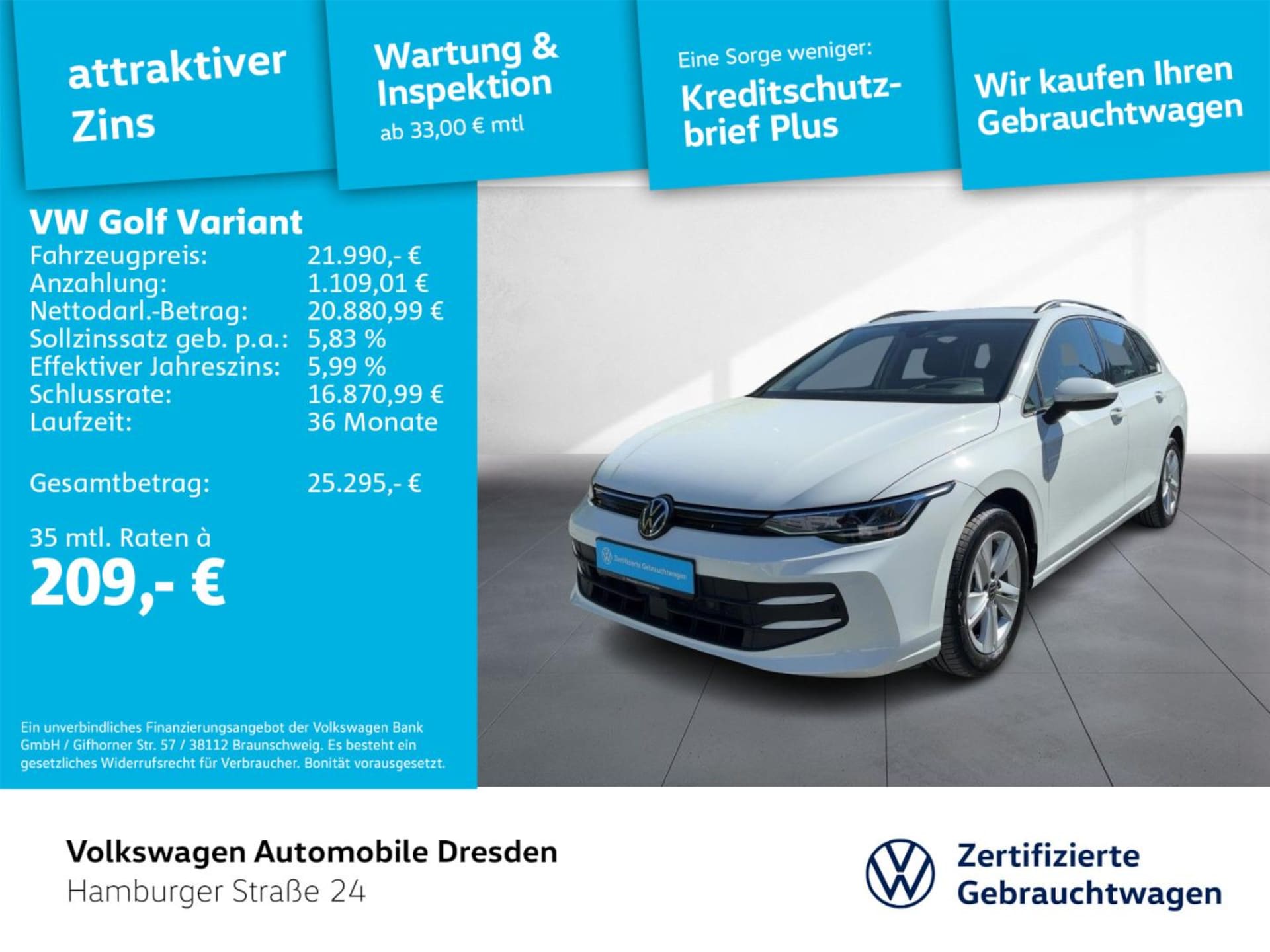 Volkswagen Golf Variant Life