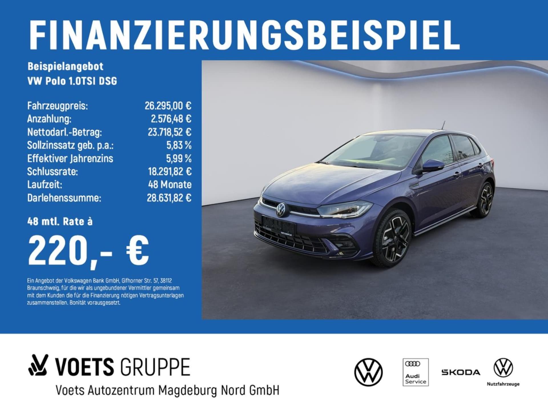 Volkswagen Polo — Volkswagen Polo Polo 1.0TSI DSG R-Line LED+NAVI+RFK+ACC+DAB+