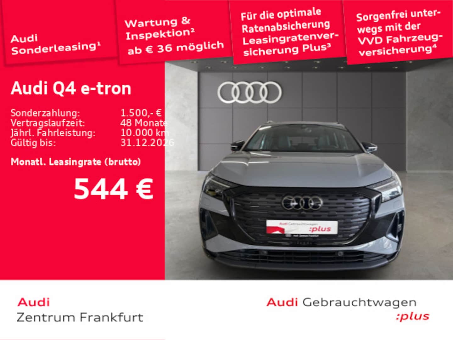 Bild über Audi Q4 e-tron 45 e-tron - für weitere Informationen kontaktieren Sie den Audi Partner