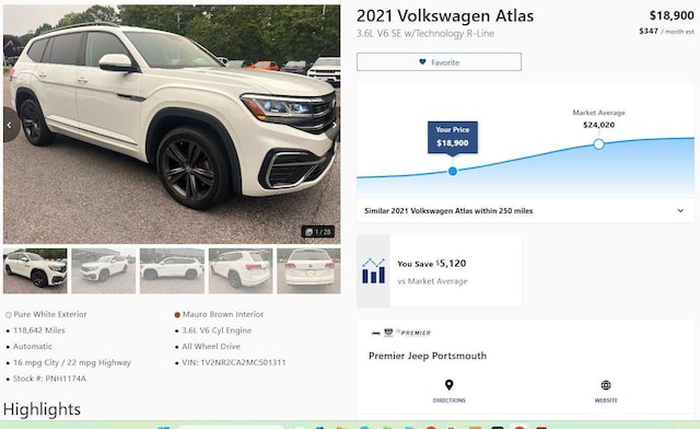 2021 Volkswagen Atlas