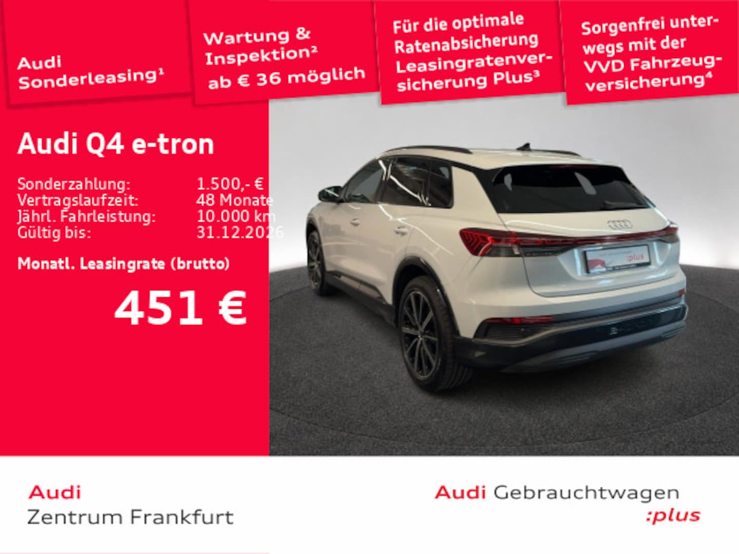 Bild über Audi Q4 e-tron 40 e-tron - für weitere Informationen kontaktieren Sie den Audi Partner