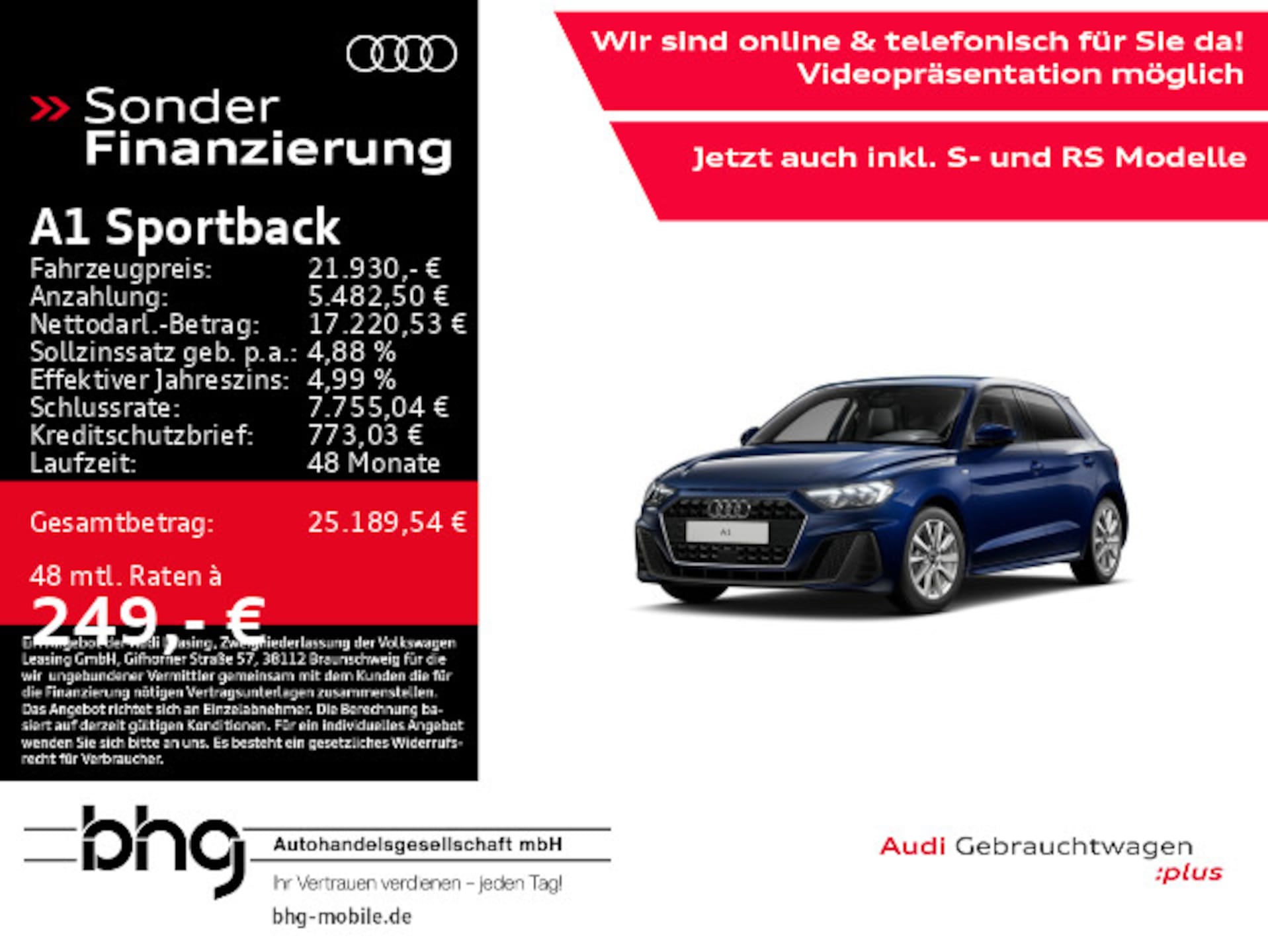 Audi A1 Sportback S line