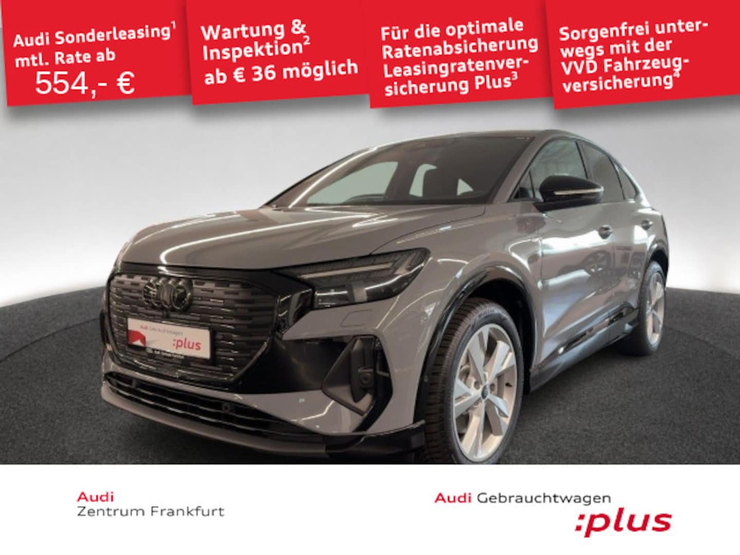 Bild über Audi Q4 Sportback e-tron 45 e-tron quattro - für weitere Informationen kontaktieren Sie den Audi Partner