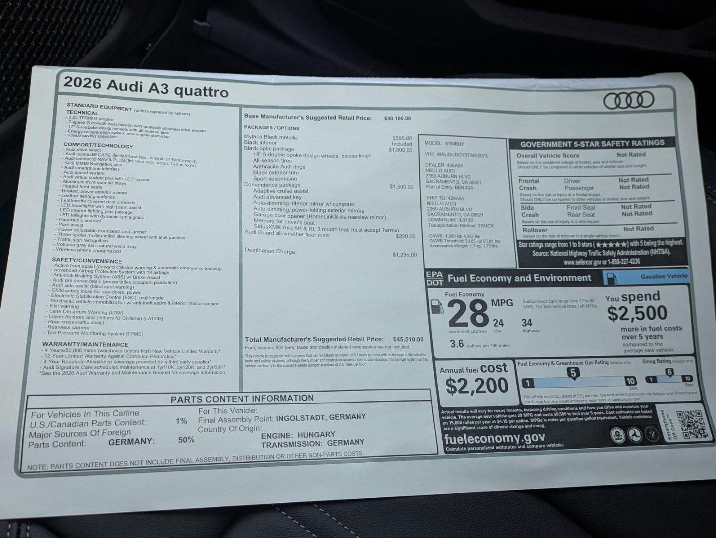 2026 Audi A3 Premium - Photo 18
