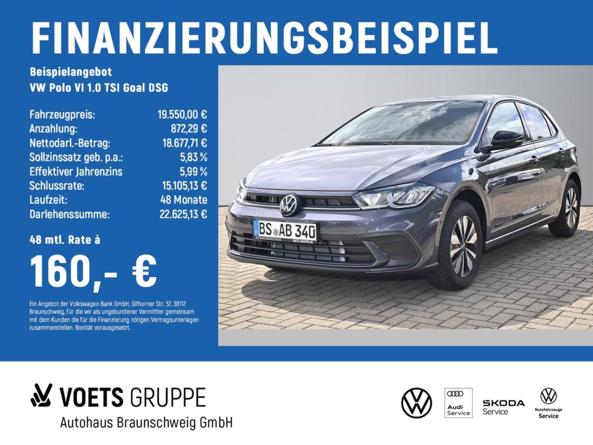 Volkswagen Polo — Volkswagen Polo Polo VI 1.0 TSI Goal DSG LED+NAV+CAM+ACC