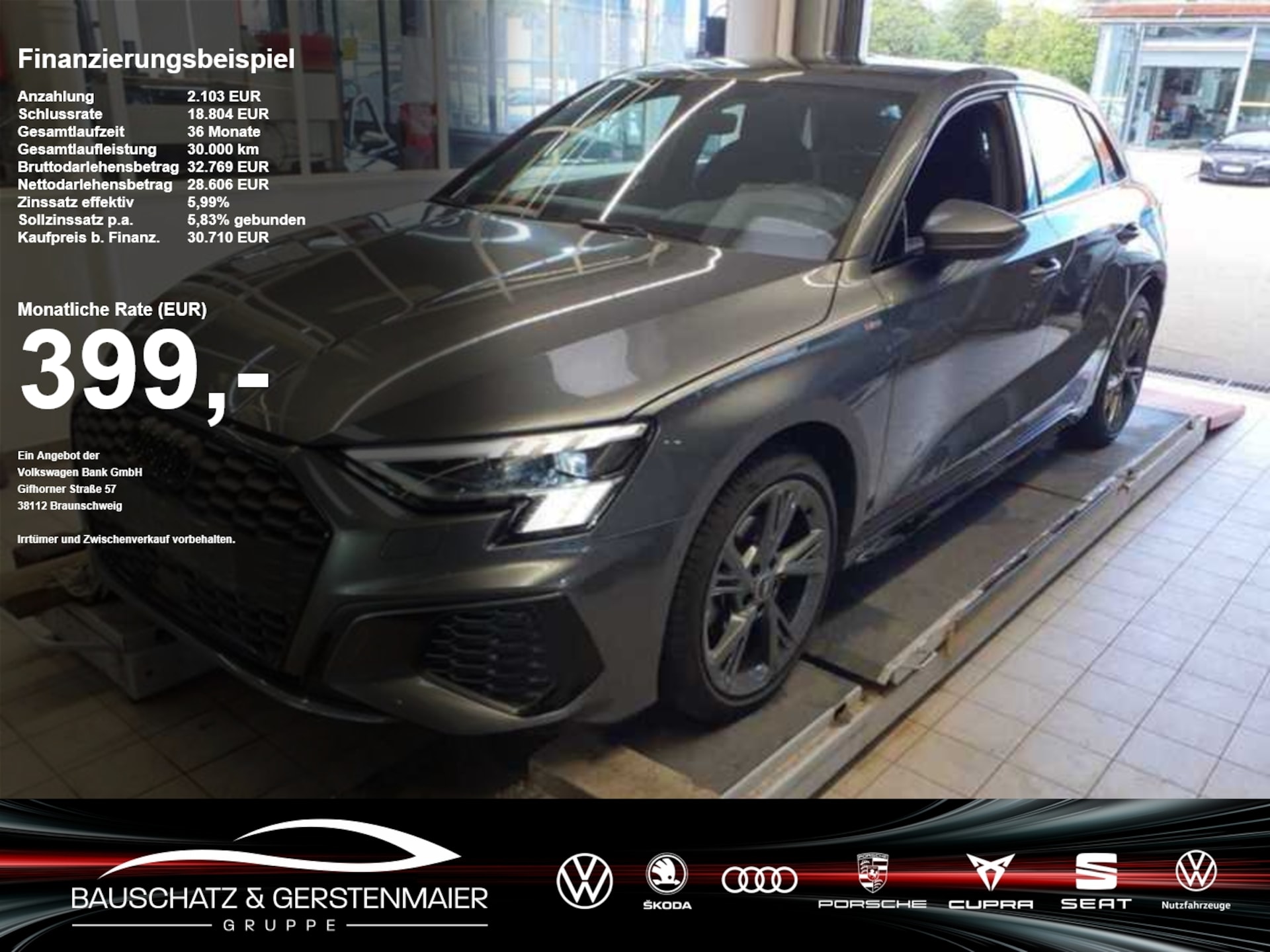 Audi A3 Sportback S line