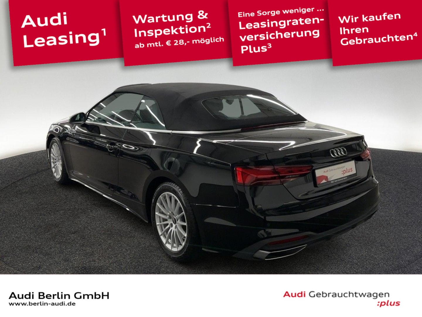 Bild über Audi A5 Cabriolet 35 TFSI S tronic - für weitere Informationen kontaktieren Sie den Audi Partner