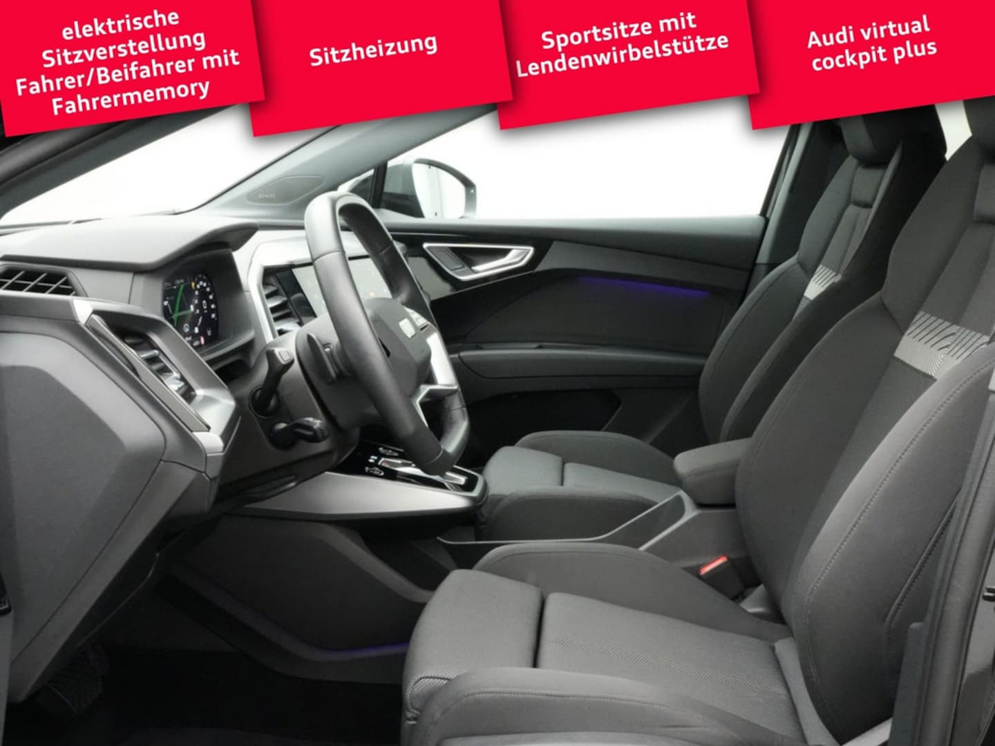 Bild über Audi Q4 Sportback e-tron 50 e-tron quattro - für weitere Informationen kontaktieren Sie den Audi Partner