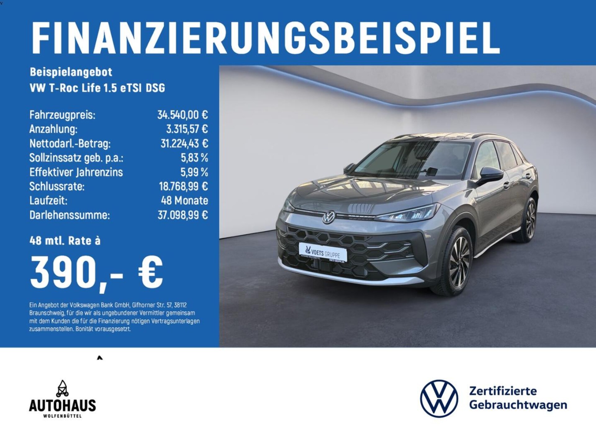 Volkswagen T-Roc Life