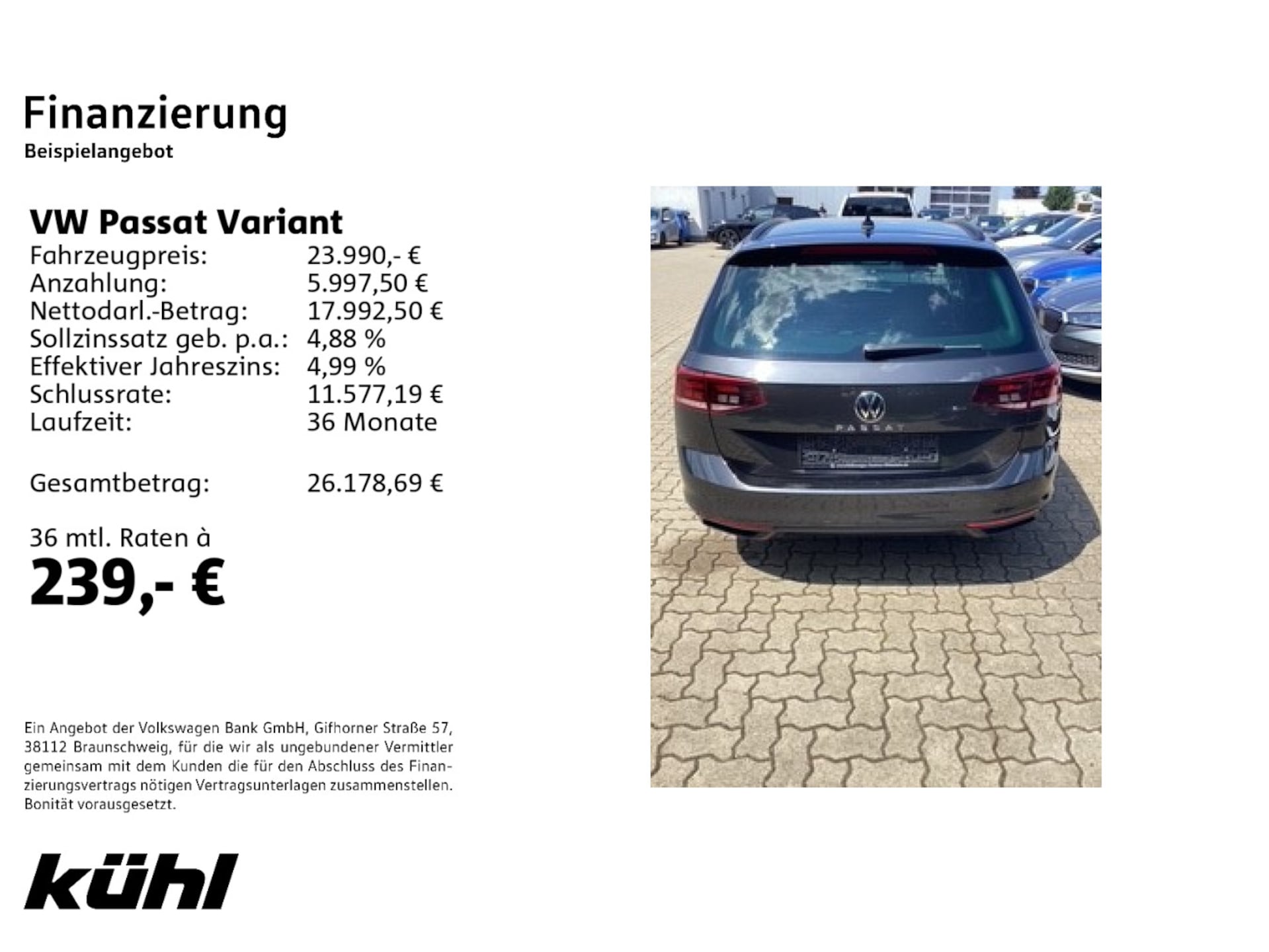 Volkswagen Passat Variant Basis-Modell