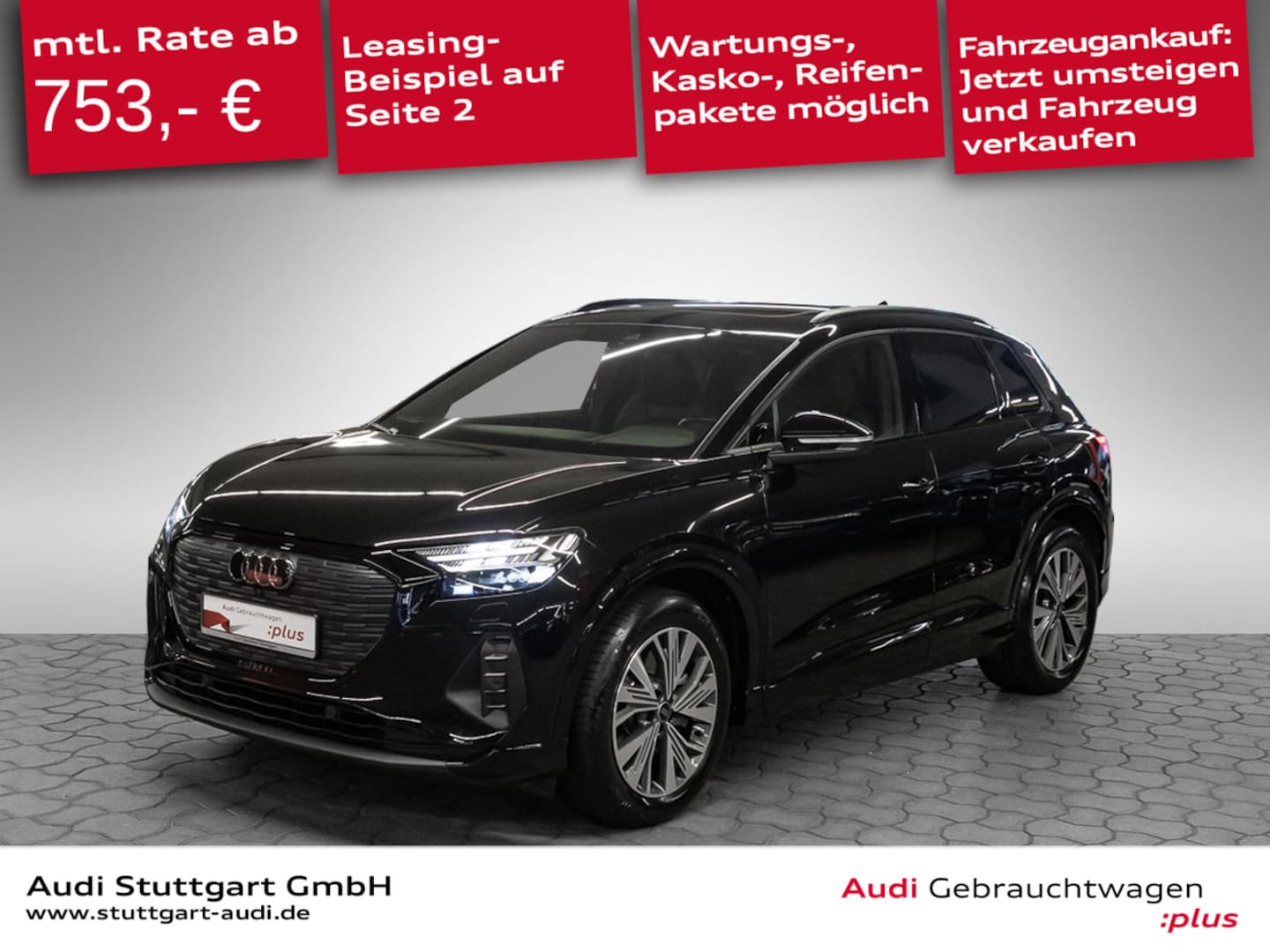 Bild über Audi Q4 e-tron 40 e-tron - für weitere Informationen kontaktieren Sie den Audi Partner