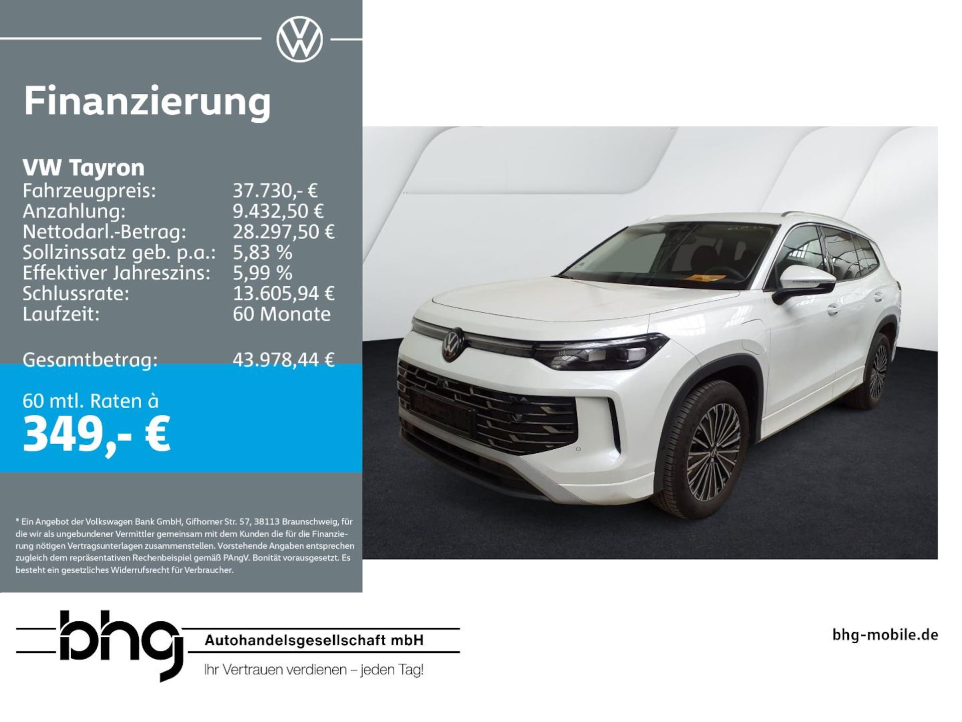 Volkswagen Tayron Elegance