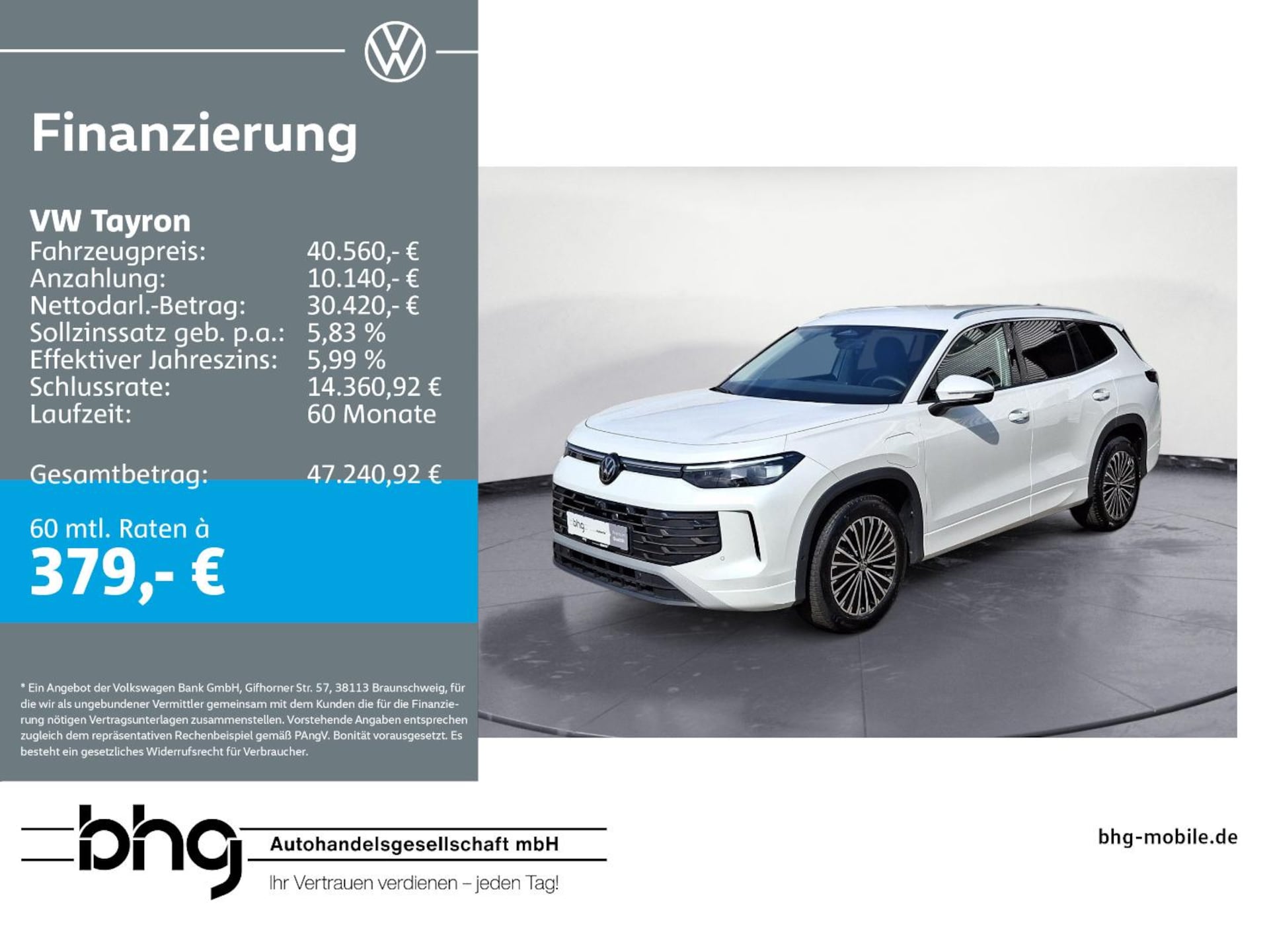 Volkswagen Tayron Elegance
