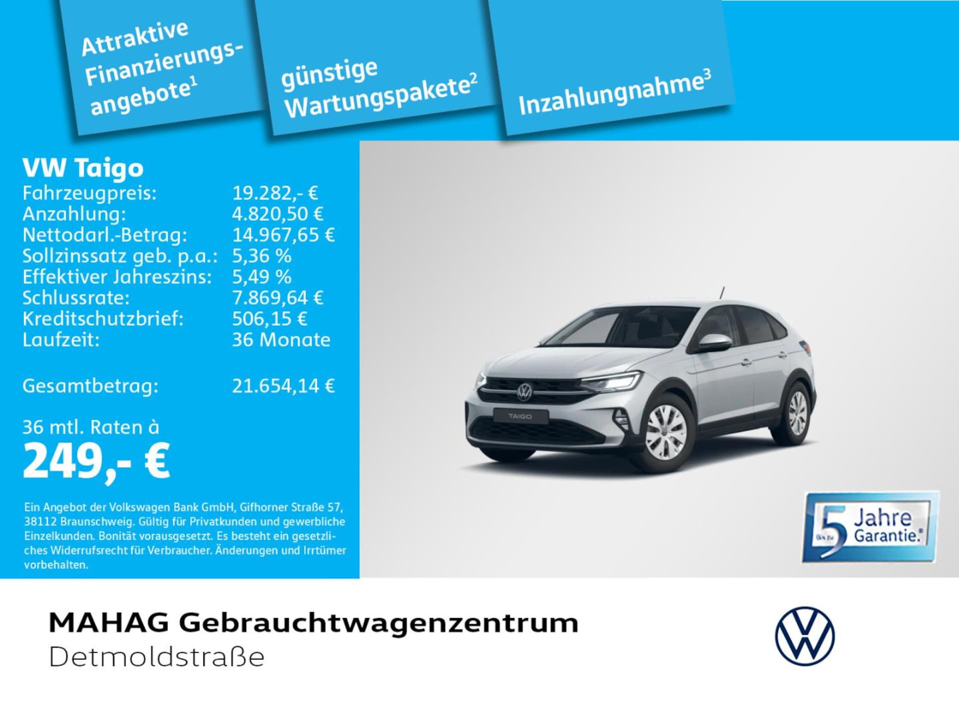 Volkswagen Taigo Basis-Modell