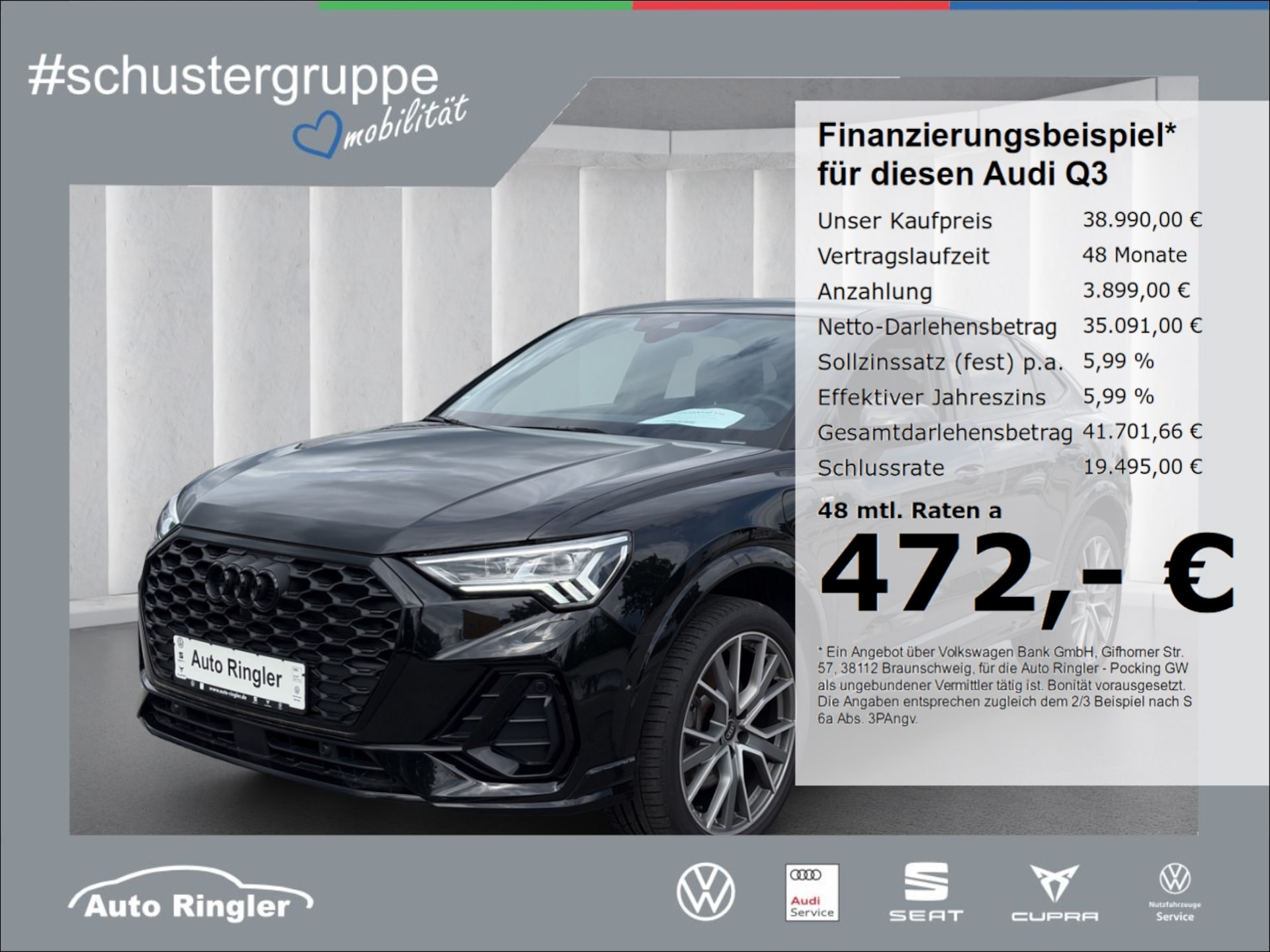 Audi Q3 Sportback TFSI e S line