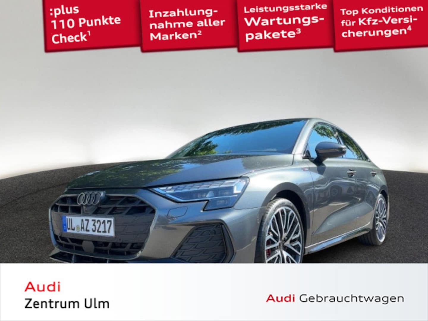 Bild über Audi A3 Limousine TFSI 110 kW S tronic - für weitere Informationen kontaktieren Sie den Audi Partner