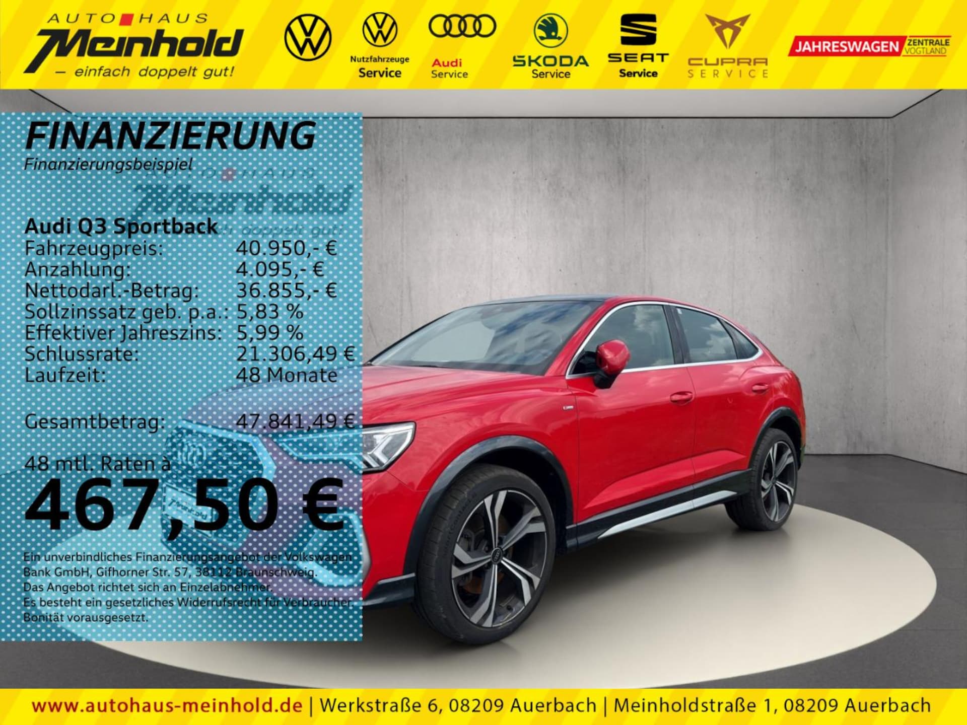 Audi Q3 Sportback S line