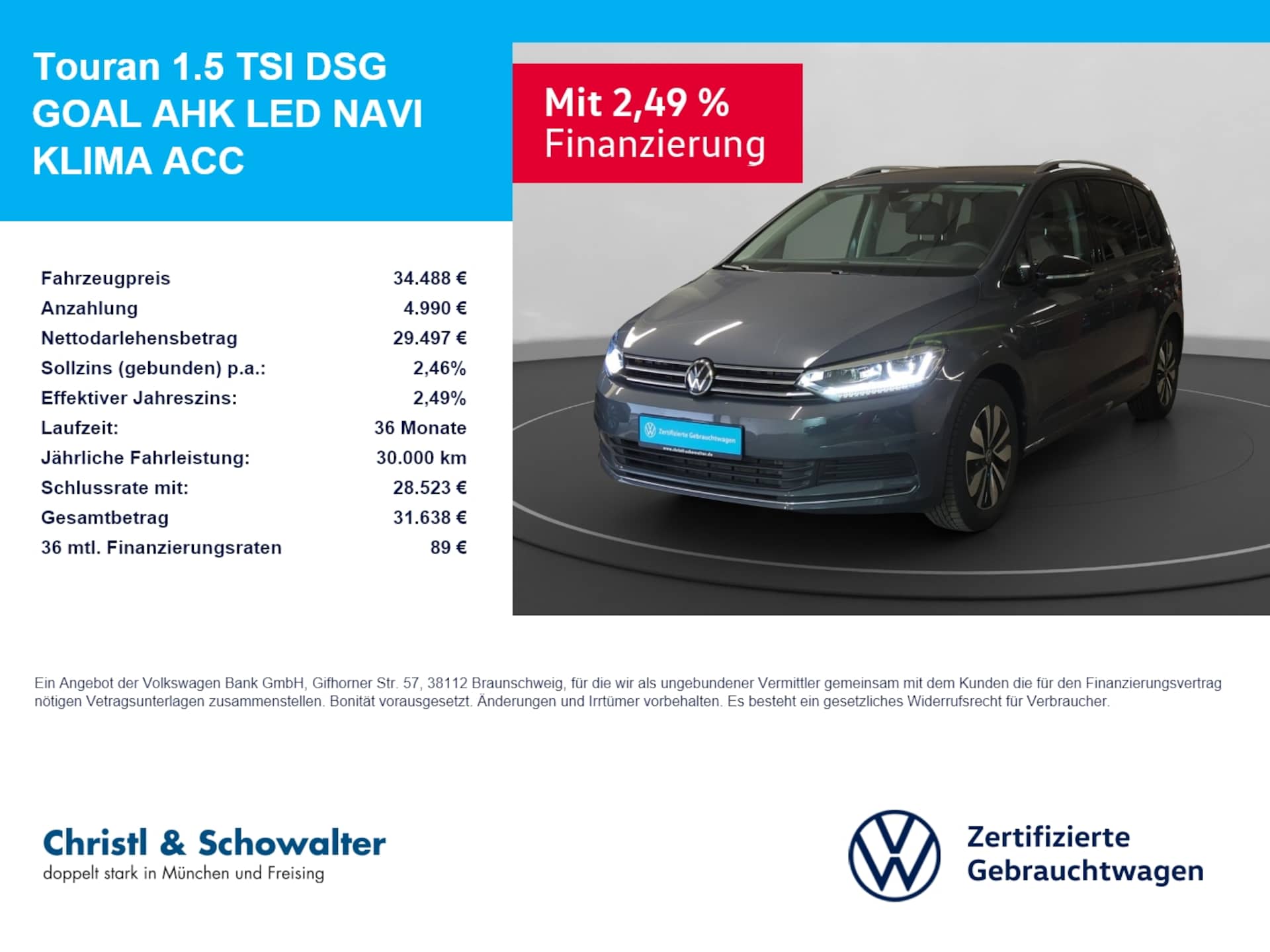 Volkswagen Touran Comfortline