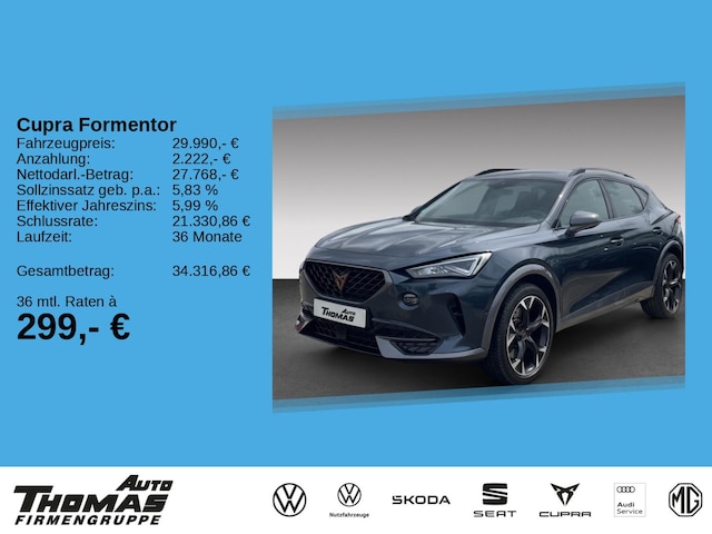 CUPRA Formentor VZ 2.0 TSI 4DRIVE DSG LED+NAVI+ACC (BN28551)