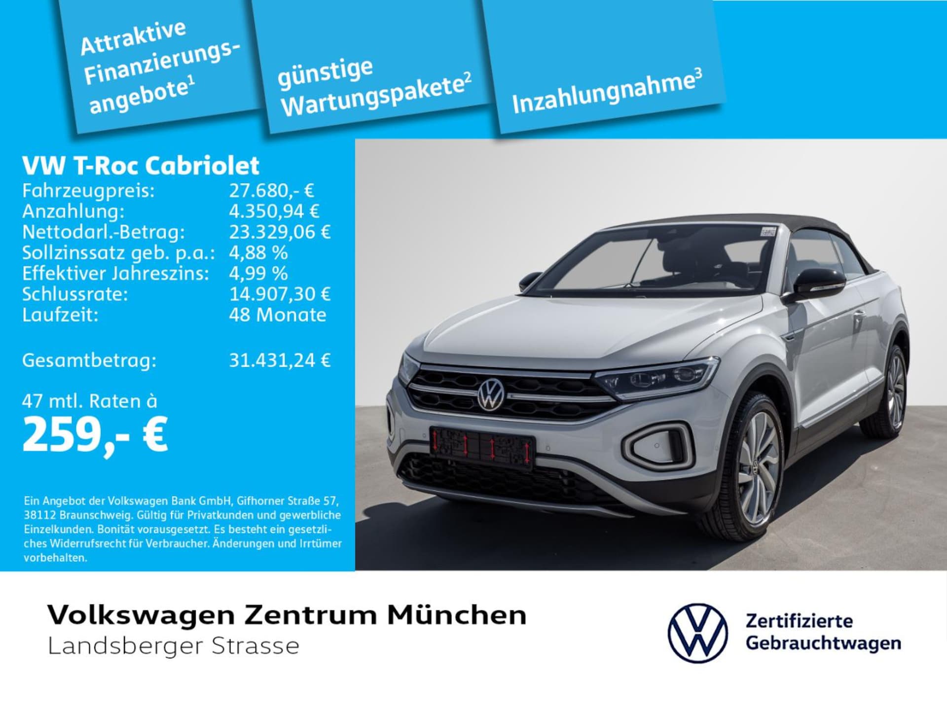 Volkswagen T-Roc Cabriolet MOVE
